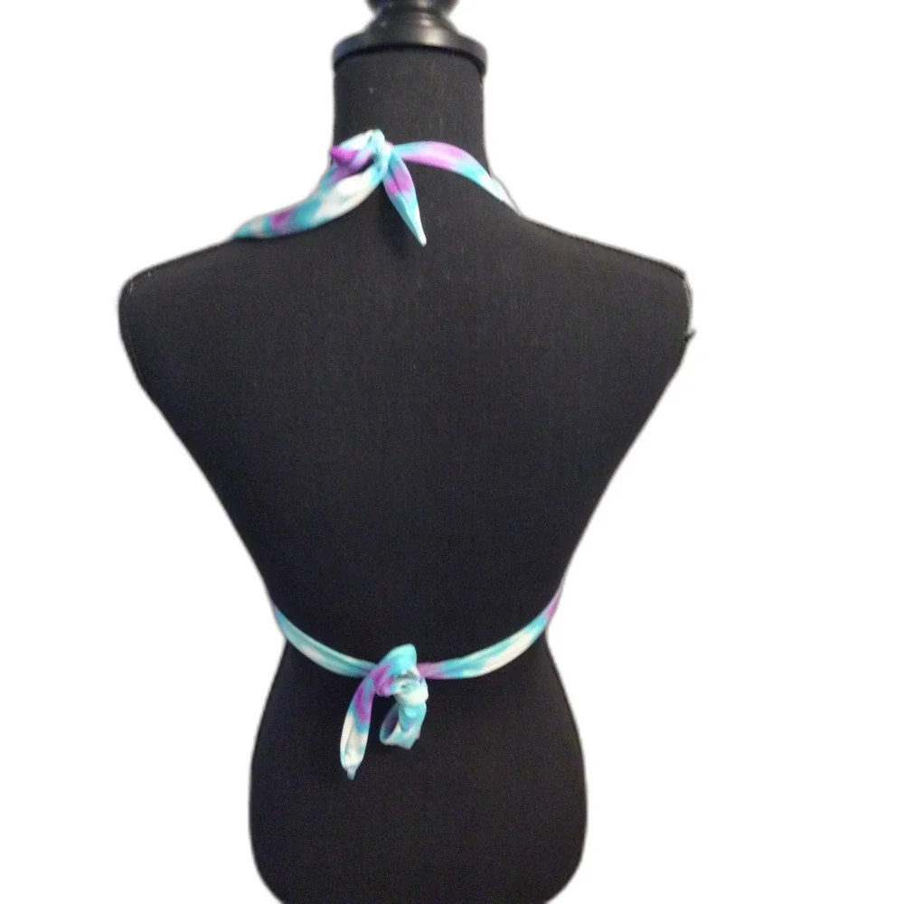 Victoria's Secret XS Bikini Top Teal Purple